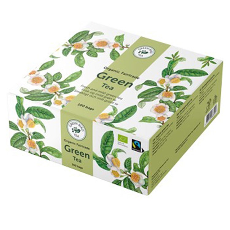 Kampanj 40% - GBT Grönt Te EKO Fairtrade 100-pack