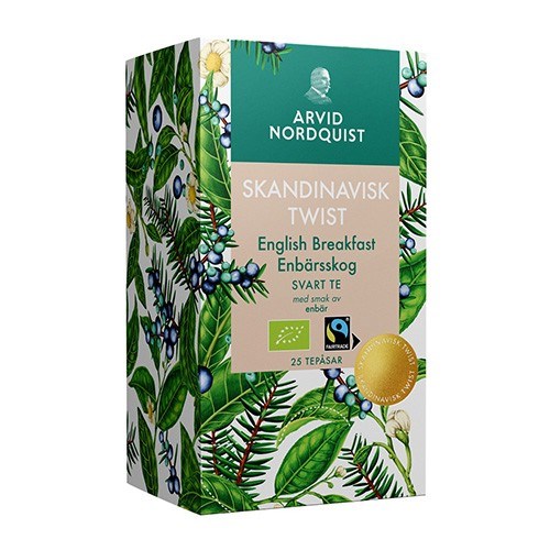 AN English Enbärsskog svart te, 1x25 påsar