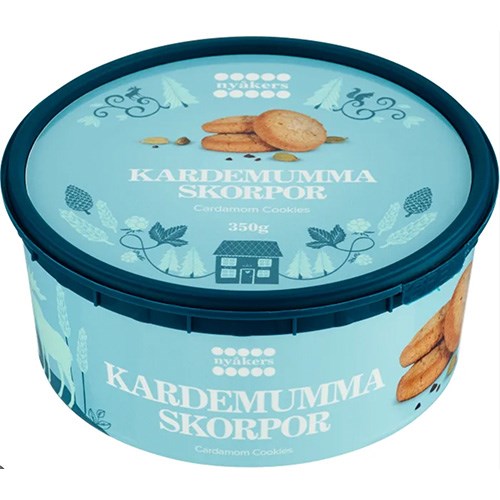 Nyåkers Kardemummaskorpor 350g