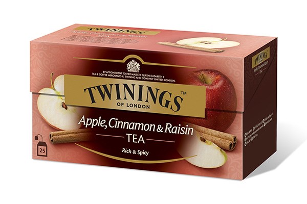 Twinings Svart Te Äpple, Kanel &Russin 25-pack