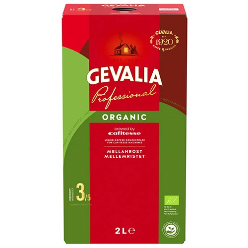 Gevalia Organic RS Bio 2x2liter, Cafitesse