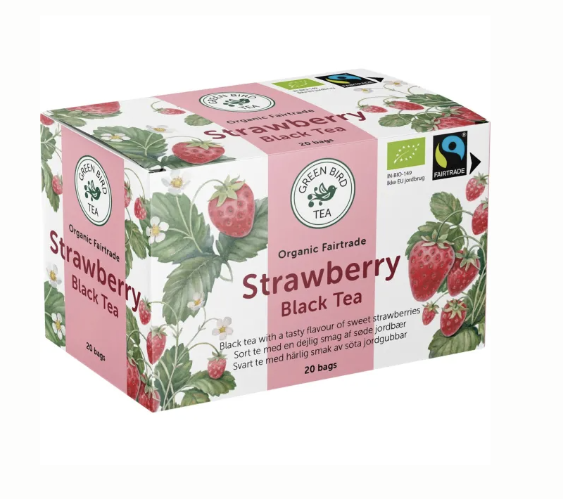 GBT Jordgubb EKO Fairtrade 20-pack