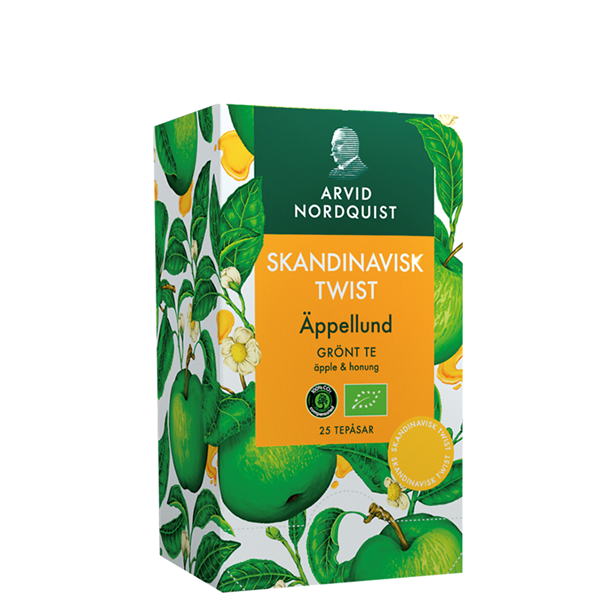 AN Äppellund, grönt te, 1x25 tepåsar